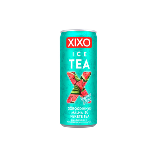 XIXO Ice Tea Summer Edition görögdinnye-málna ízű fekete tea gyümölcslével és teakivonattal 250 ml képe