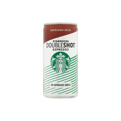 Starbucks Doubleshot Espresso Arabica kávét tartalmazó félzsíros tejital 200 ml képe
