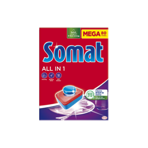Somat All in 1 mosogatógép tabletta 80 db képe