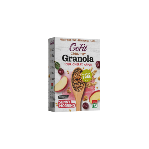 Avena GoFit Gluténmentes Meggyes-Almás Granola édesítőszerekkel 250 g képe