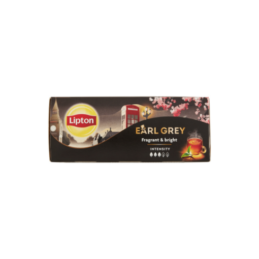 Lipton Earl Grey ízesített fekete tea 25 teafilter 37,5 g képe