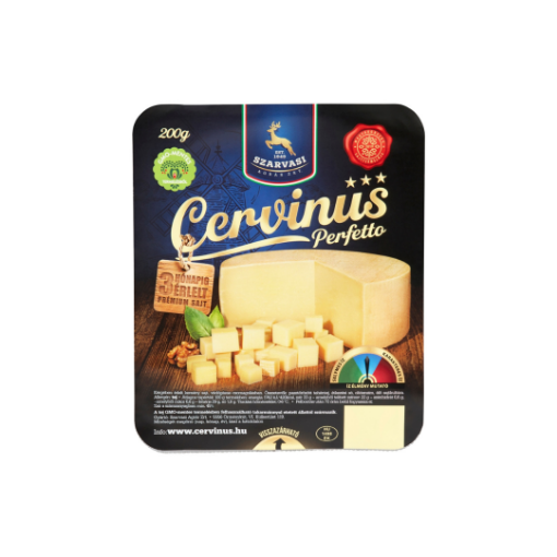 Szarvasi Cervinus Perfetto kérgében érlelt kemény sajt 200 g képe