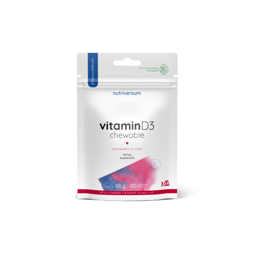 Nutriversum Vitamin D3 rágótabletta 60 db képe
