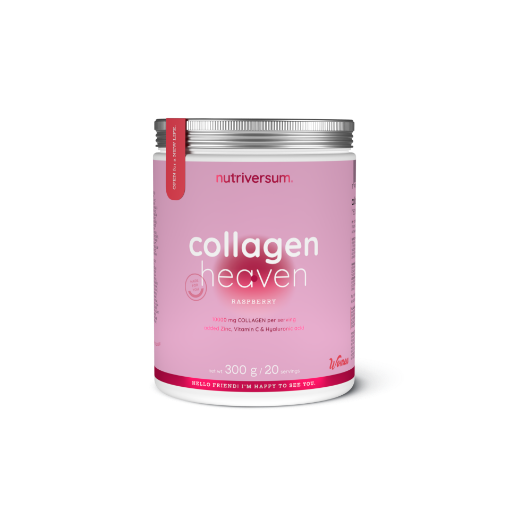 Nutriversum Collagen Heaven 300 g málna kollagén por képe