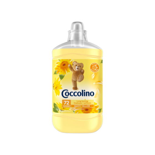 Coccolino Happy Yellow öblítőkoncentrátum 72 mosás 1800 ml képe