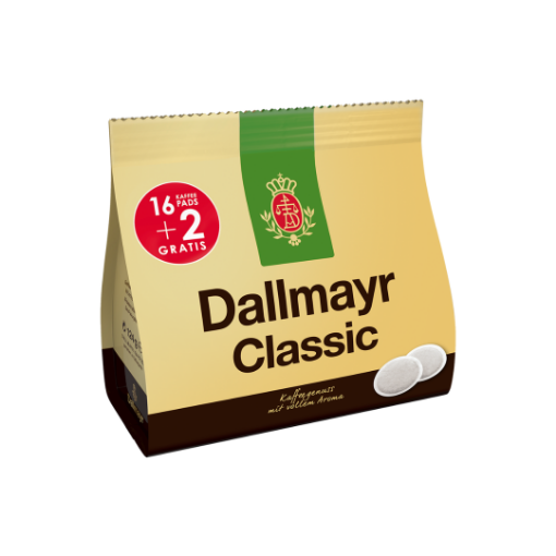 Dallmayr Classic Pad 124 g  ( 16+2 db) kávépárna képe