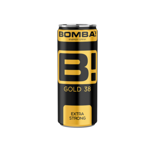 BOMBA! Gold 38 tutti-frutti ízű energiaital magas koffeintartalommal  250 ml képe